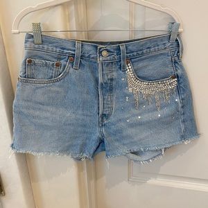 Bling denim Shorts
